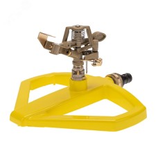 Дождеватель латунный импульсный на металлической подставке Профи