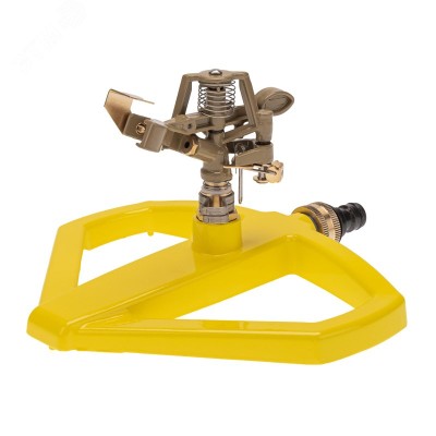 Дождеватель латунный импульсный на металлической подставке Профи