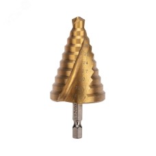 Сверло по металлу ступенчатое 9.0-36.0 мм 110 мм 65 HRC Р6М5 TiN