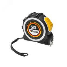 Рулетка с автостопом 5 м x 25мм прорезиненное покрытие