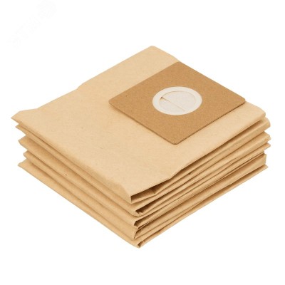 Комплект одноразовых мешков для строительного пылесоса KR30, 30л