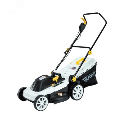 Газонокосилка электрическая KR-2000, 2000Вт, ширина 42см, 6 уровней, 45л