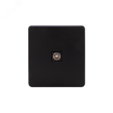 Розетка ROUND TV скрытой установки механизм оникс