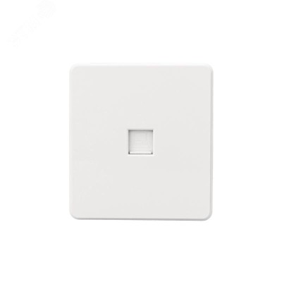 Розетка ROUND компьютерная RJ45 кат6 скрытой установки механизм перламутр
