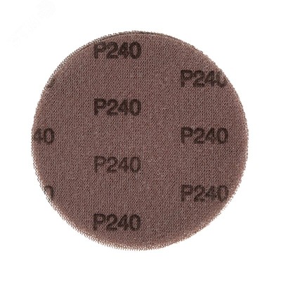 Диск шлифовальный на сетчатой основе 125 мм, Р240, 5 шт