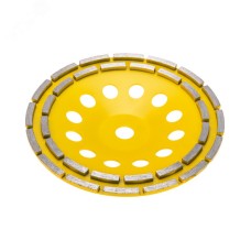 Чашка алмазная шлифовальная, двухрядная, 230х22,2мм