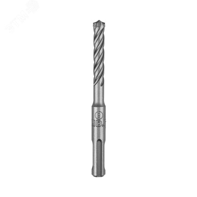 Бур по бетону SUPER 8x110мм, профессиональный, цельная крестовая пластина, SDS PLUS