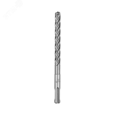 Бур по бетону SUPER 10x160мм, профессиональный, цельная крестовая пластина, SDS PLUS