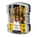 Набор сверл-метчиков (M3x1, M4x1, M5x2, M6x2, M8x2, M10x2) Р6М5 ТИТАН 10 шт