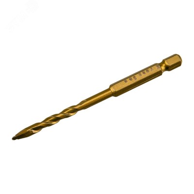 Сверло по стеклу и керамике, 5мм, шестигранный хвостовик