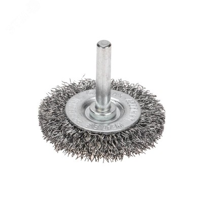 Щетка дисковая для дрели, витая стальная, 50мм