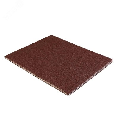 Шкурки шлифовальные в листах на тканевой основе, водостойкие 230х280мм, Р60, 10 шт.