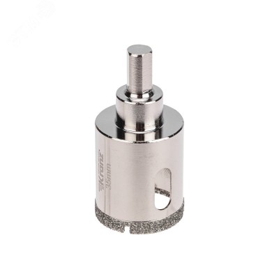 Коронка алмазная 35 мм по керамограниту с центровочным сверлом