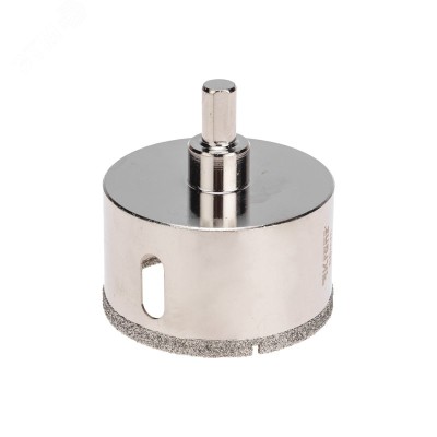 Коронка алмазная 65 мм с центровочным сверлом