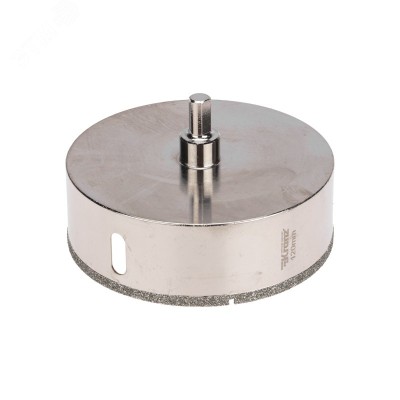 Коронка алмазная 120 мм с центровочным сверлом