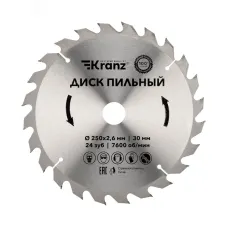 Диск пильный 250 мм х 24 зуб х 30 мм
