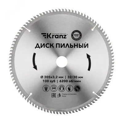 Диск пильный 305 мм х 100 зуб х 32/30 мм