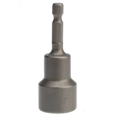 Ключ-насадка 17х65 мм, 1/4' магнитный