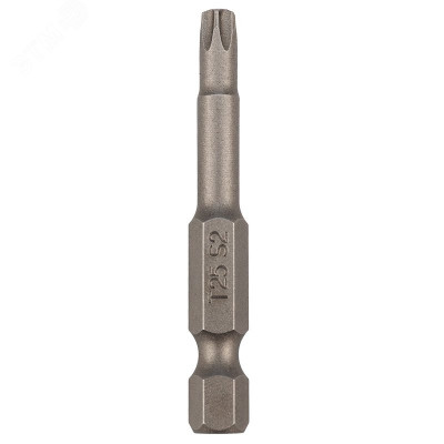 Бита Torx T-25х50 мм для шуруповерта (упак. 10 шт.)