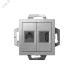 ATLASDESIGN РОЗЕТКА двойная HDMI+RJ45, кат.5Е, механизм, АЛЮМИНИЙ
