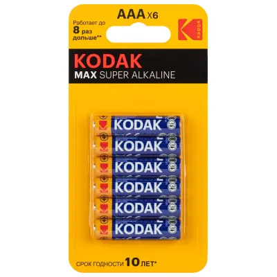 Батарейка LR03-4+2BL MAX SUPER Alkaline