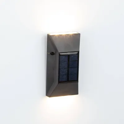 Светильник уличный ЭРА ERAFS012-07 на солнечной батарее настенный ЭРА 6 LED 13*7*3 см