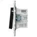 SKANDY Кнопка звонка с индикацией для отелей 10А SK-V17Bl черный IEK