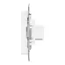 Механизм розетки HDMI+RJ45 (cat5), белый Эпика EKF