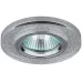 DK7 CH/SHSL Светильник ЭРА декор стекло круглое MR16,12V/220V, 50W, хром/серебряный блеск (50/2100)