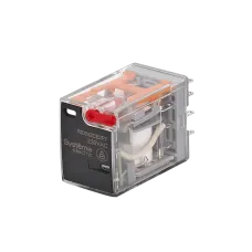 Реле промежуточное 10A 2CO 230VAC тест кнопка LED