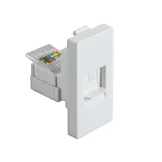 Модуль в рамку для Интернета белый CAT5 (1/2)
