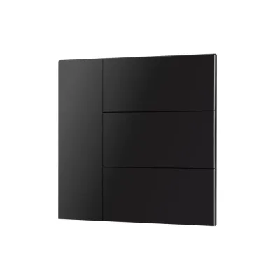 Накладка панели INTELLIGENT ARLIGHT KNX-23-4G-SUF Black (Backlightless) (IARL, IP20 металл, 2 года)