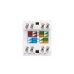 Модуль Keystone кат.5e, UTP, 1xRJ45, T568A/B, 180, белый