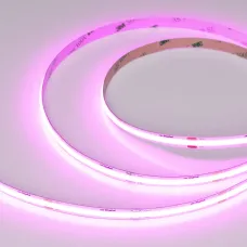 Лента светодиодная 8 Вт/м 24В Пурпурно-розовый IP20 480LED/м COB-X480-8mm CSP 5 м