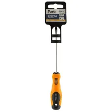 Отвертка Standart SL4х10см, двухкомпонентная рукоятка, шлицевая
