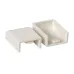 Заглушка (20х10) (4 шт) Plast EKF Белый