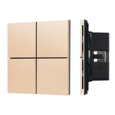 Панель кнопочная Champagne BUS Frameless IARL IP20 металл 2 года KNX-304-23-IN INTELLIGENT