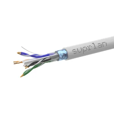 Витая пара FTP 4 пары AWG 23 Cat.6 внутренняя LSZH нг(А)-HF Cu Six (FTP 4x2x0,57 In/Cu LSZH)