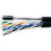 Кабель SUPRLAN Median FTP Cat.5e 4x2xAWG24 Cu PE Outdoor T-FG8 (трос) 305м
