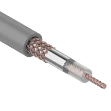 Кабель коаксиальный RG-58 A/U, 50 Ом, Cu/Al/Cu, 64%, IN, серый, 100 м