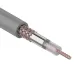 Кабель коаксиальный RG-58 A/U, 50 Ом, Cu/Al/Cu, 64%, IN, серый, 100 м