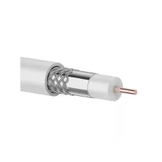 Кабель коаксиальный PROconnect RG-6U, 75 Ом, CCS/Al/Al, 48%, бухта 20 м, белый