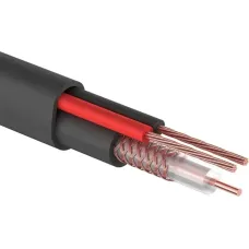 Кабель КВК-П-2 +2x0,75 мм2 (Cu/CCA) черный, 200 м