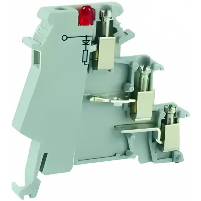 Клемма винтовая трехуровневая UKJ-DK1.5 GN/O-M медная