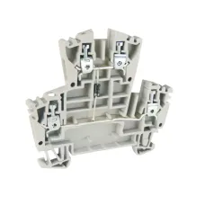 Клемма винтовая двухуровневая со встроенным диодом UKJ-2.5W/2-2D/C медная