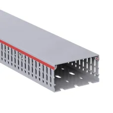 Короб перфорированный, серый RL6 80x40
