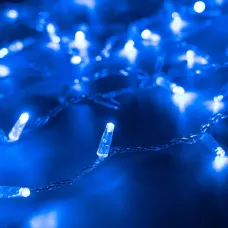 Гирлянда светодиодная декоративная ARD-STRING-CLASSIC-1000-CLEAR-100LED-PULSE Blue 230V, 7W ARDCL, IP65