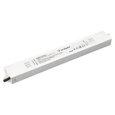 Блок питания ARPV-LG24100-SLIM-PFC-D (24V, 4.2A, 100W) ( IP67 Металл, 5 лет)