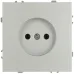 Розетка скрытого монтажа в рамку без заземления 2P 16А-250В IP20 алюминий 15-2106-03 Galaxy