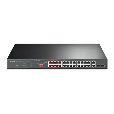 Коммутатор неуправляемый 24 порта RJ45/Combo/SFP 10 100 Мб/с PoE 250Вт